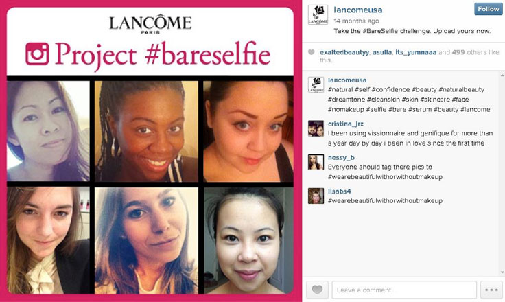 How to Use Hashtags: Lancome case study