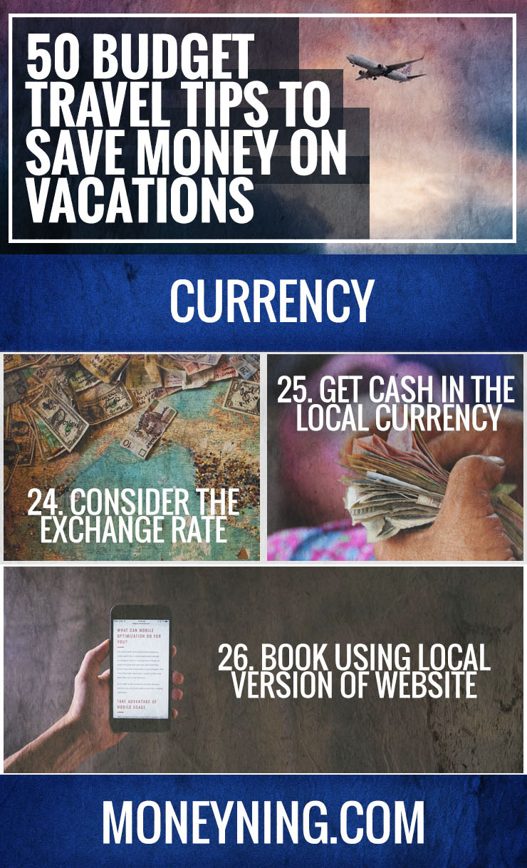 how to save money on vacation