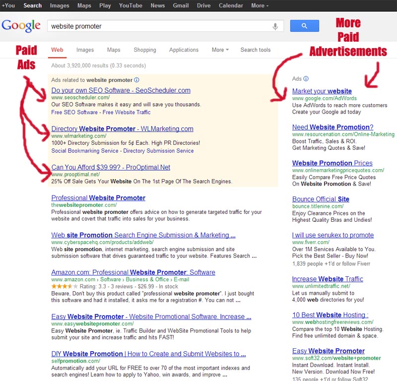 Google Adwords Paid Advertising