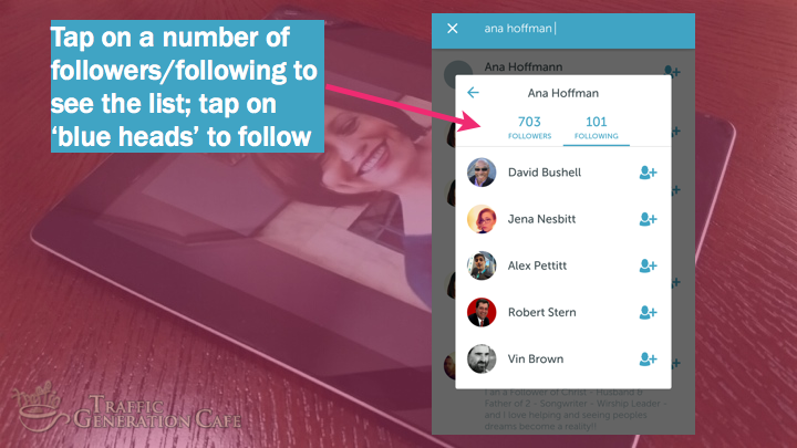 Periscope on Android Tutorial: follow users on other followers