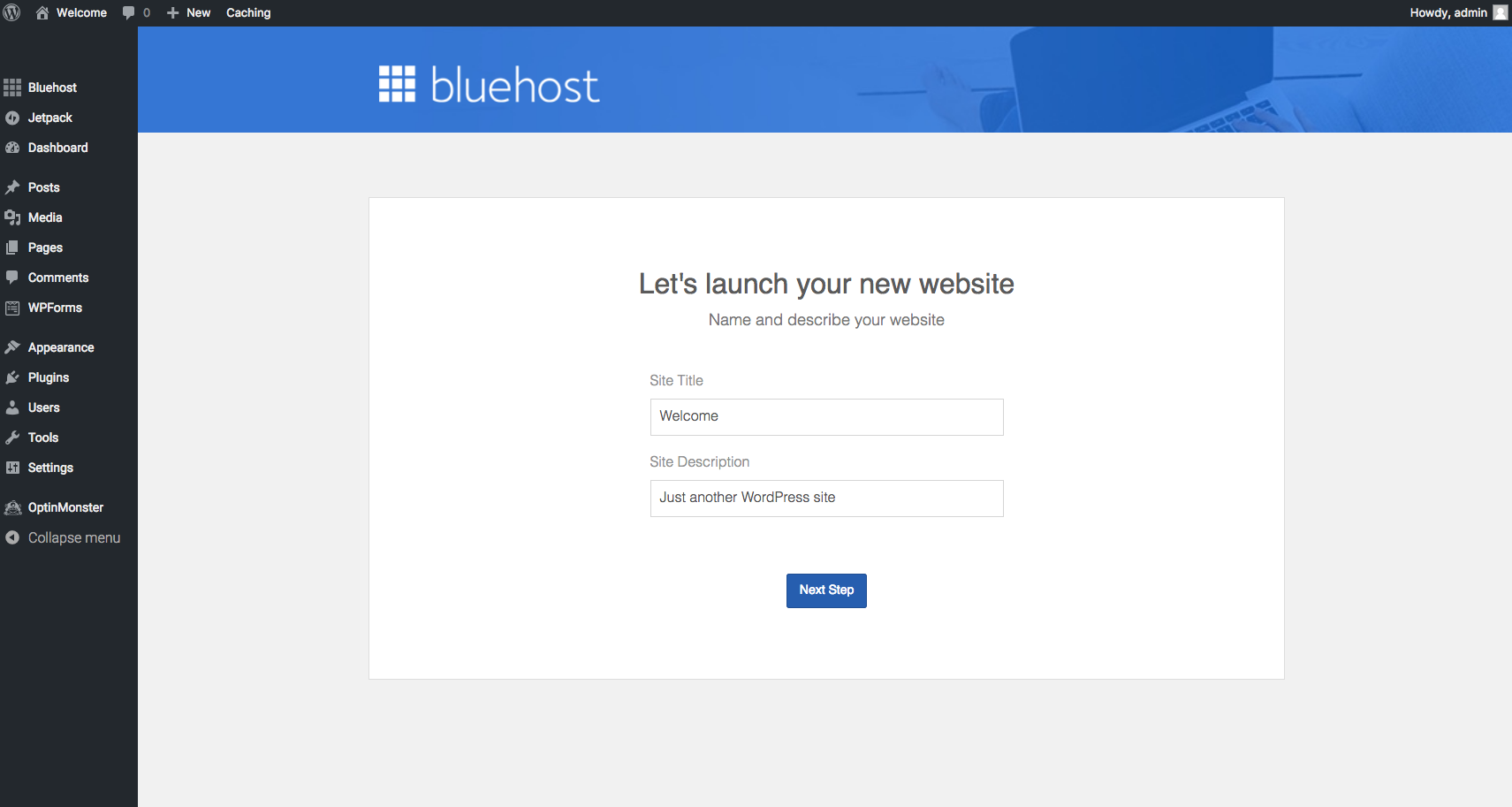 Bluehost Launch Site